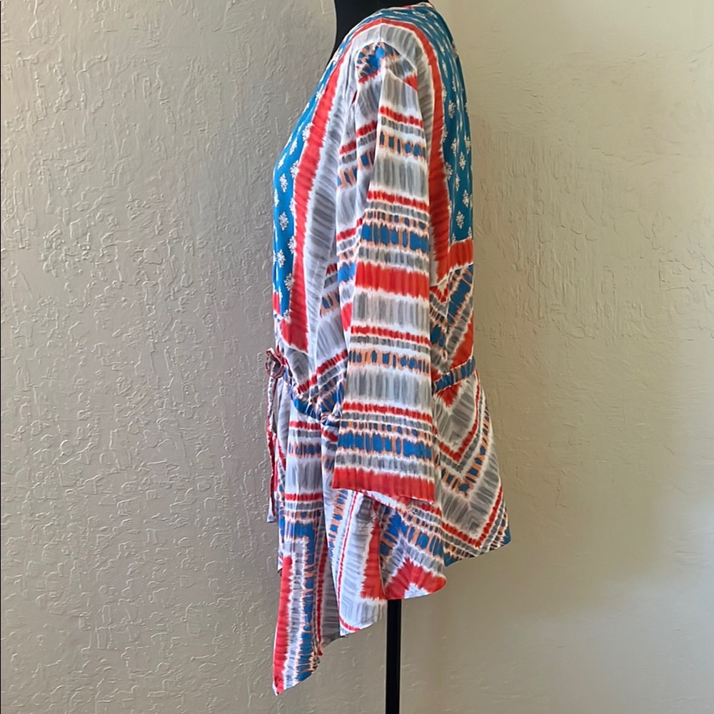 Tolani Multicolor Patterned Blouse - image 2